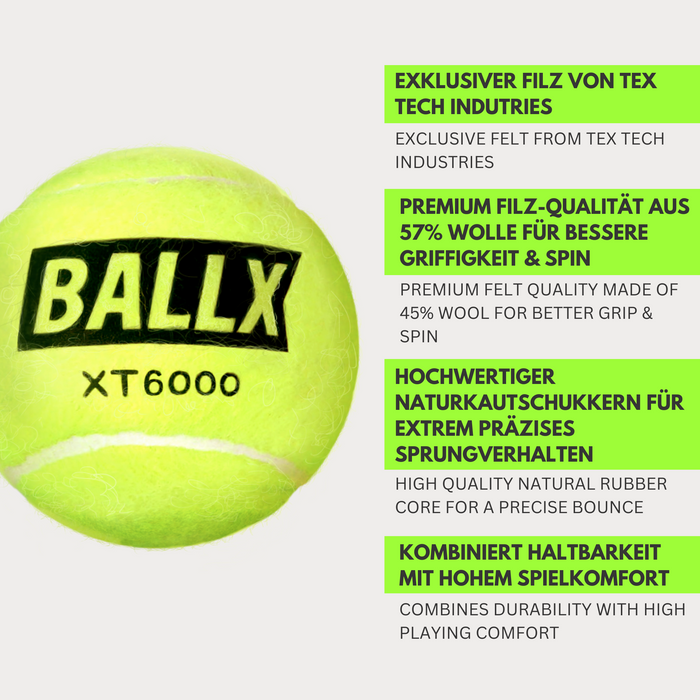 XT6000 Tennisball mit Innendruck