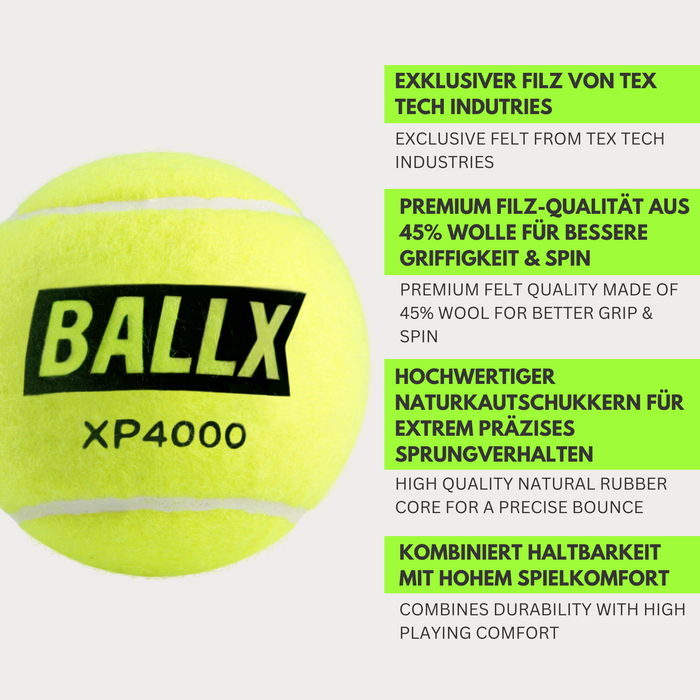 XP4000 Padel Tennisball mit Innendruck