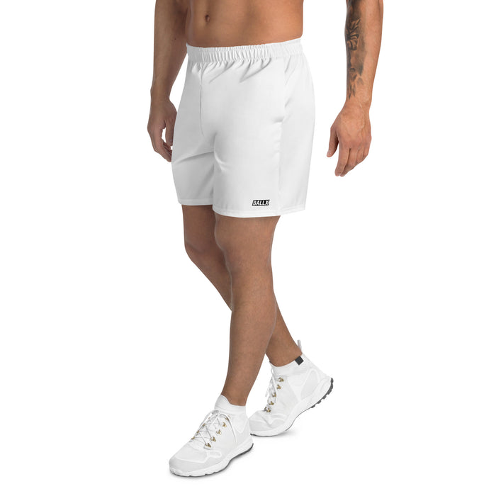 Recycelte kurze Sporthose für Männer - Weiß