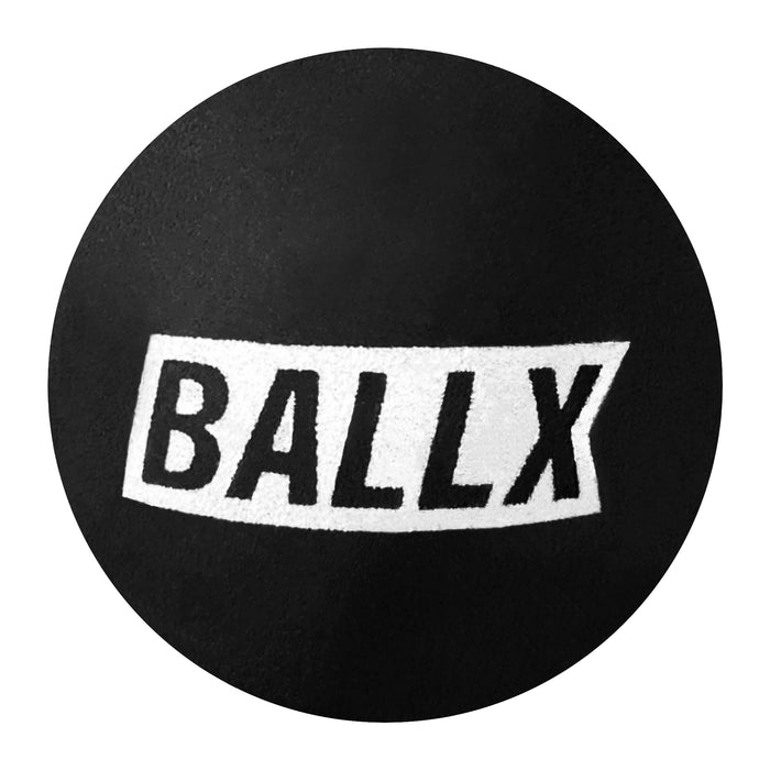 XS6000 Squash Ball Gelber Punkt langsam - Fortgeschrittenenbälle in Schwarz