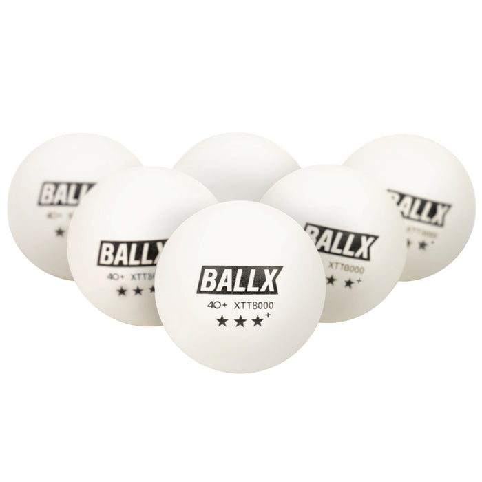 XTT8000 3+ Sterne Tischtennisbälle - Wettkampfball 40+ ABS weiß
