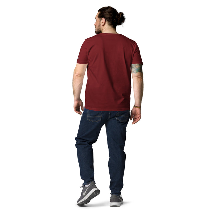 Pickleball Bio-Baumwoll-T-Shirt für Männer (dunkel)
