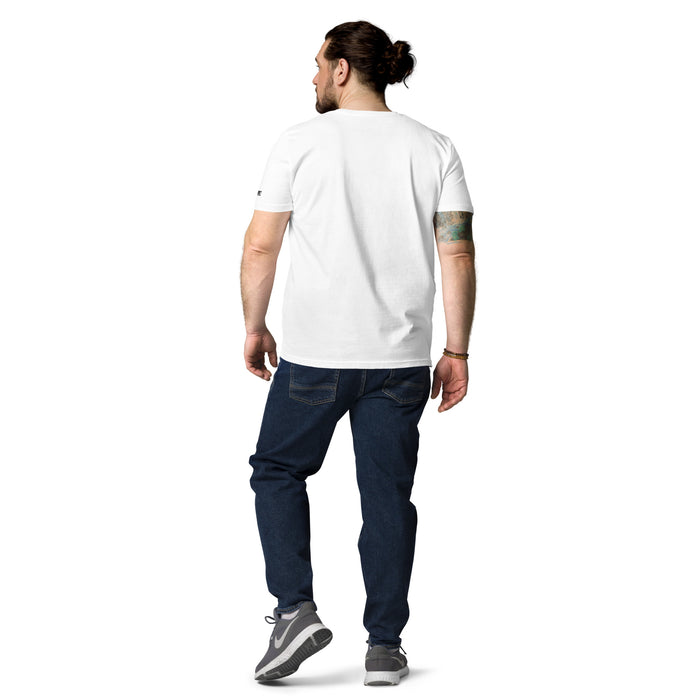 Tischtennis Bio-Baumwoll-T-Shirt für Männer (hell)
