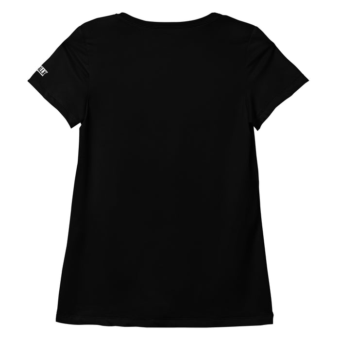 Pickleball Sport T-Shirt für Frauen - Schwarz